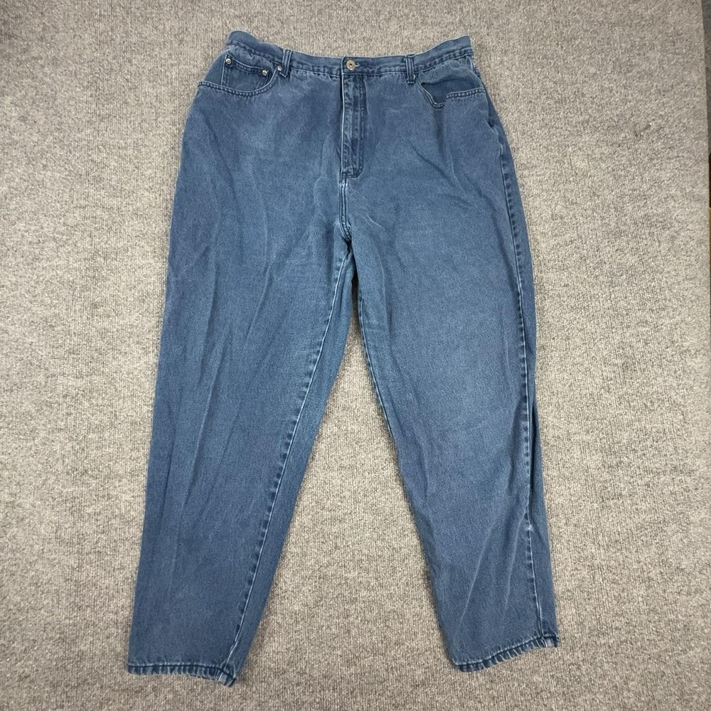 Vintage LA Blues Jeans Womens 24 Long Medium Wash High Rise Relaxed Tapered